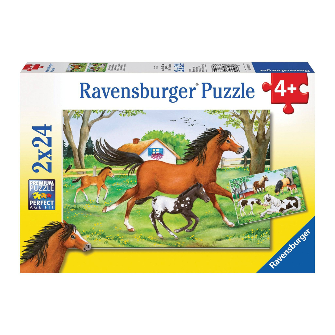 Ravensburger World of Horses Puzzle 2x24pc