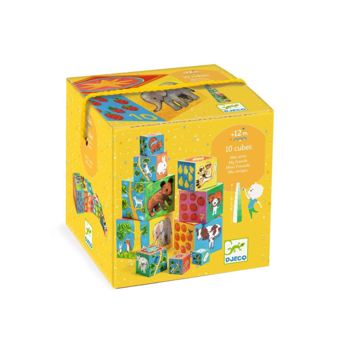 Djeco Stacking Cubes My Friends