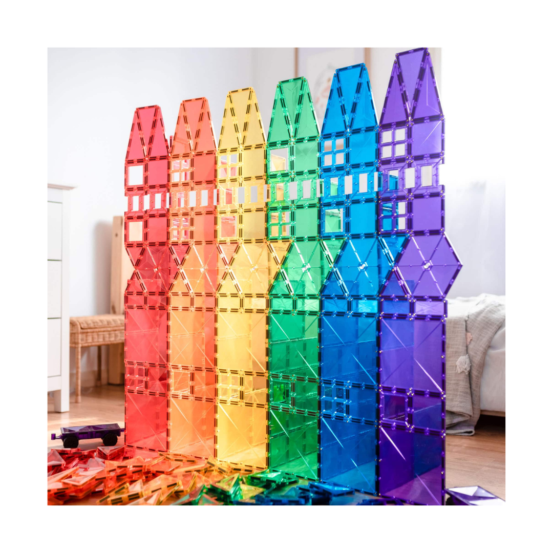 Connetix Tiles 212 Piece Rainbow Mega Pack