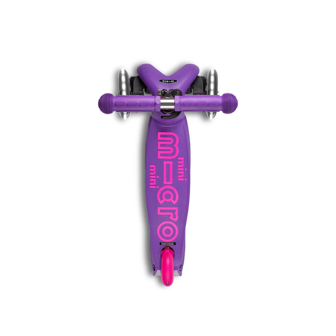 Micro Scooter Mini Deluxe LED Purple / Pink