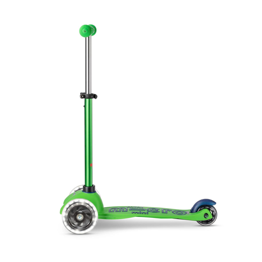 Micro Scooter Mini Deluxe LED Green/Blue