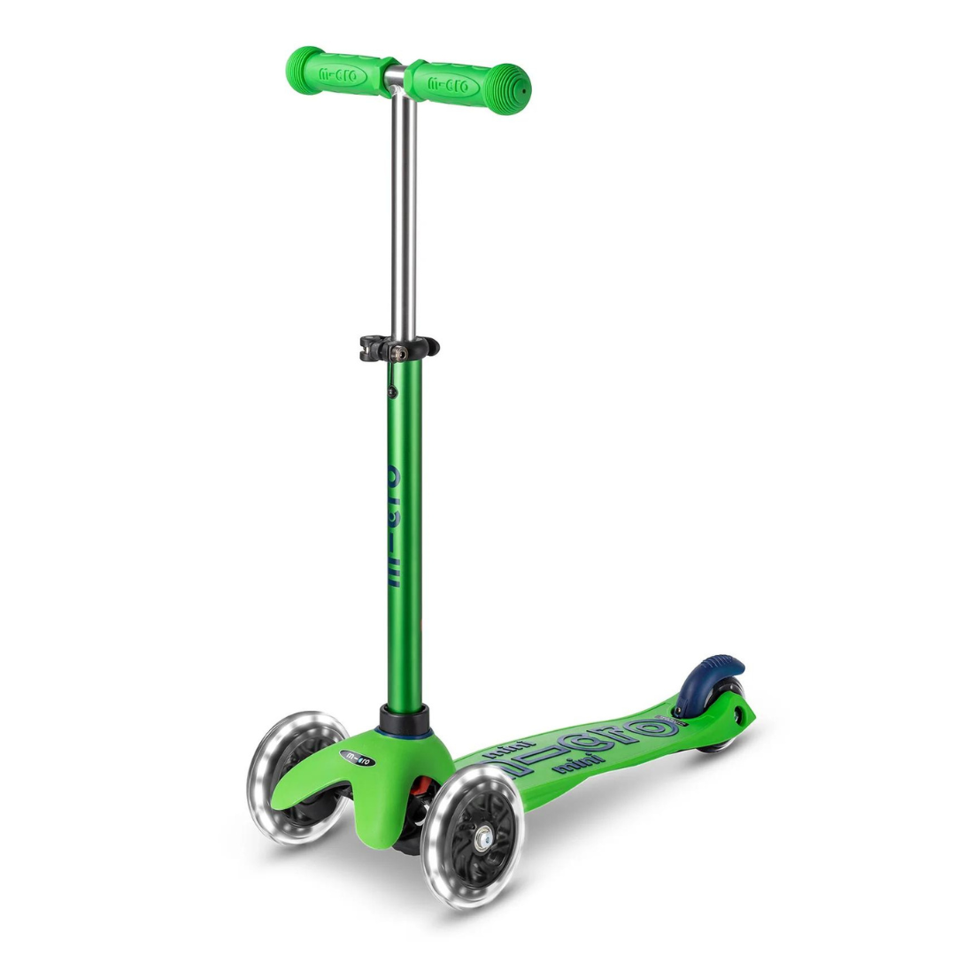 Micro Scooter Mini Deluxe LED Green/Blue