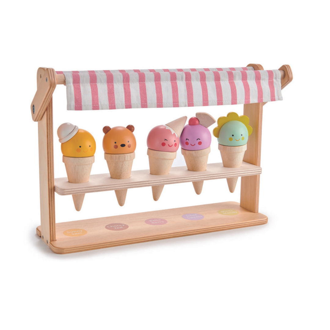 Tender Leaf Ice Cream Scoops and Smiles