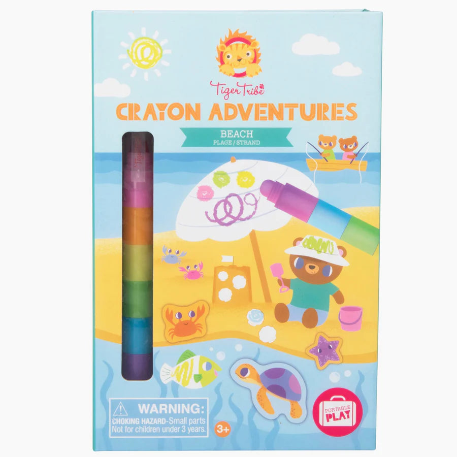 Tiger Tribe Crayon Adventures - Beach