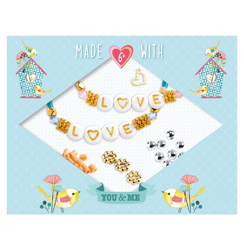 Djeco You & Me Letter Threading Beads Set