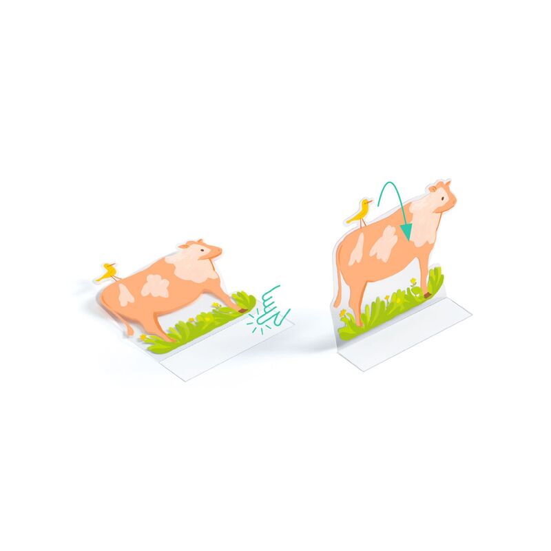 Djeco Farm 80 pc Lift-Up Stickers