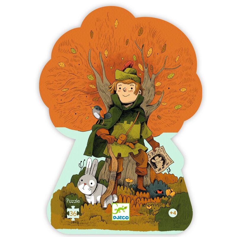 Djeco Robin Hood 36pc Silhouette Puzzle