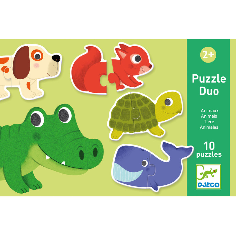 Djeco Duo Animals Puzzle 20 Piece