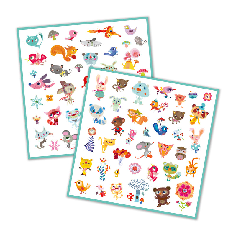 Djeco Small Friends Stickers