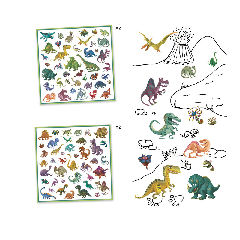 Djeco Dinosaur Stickers