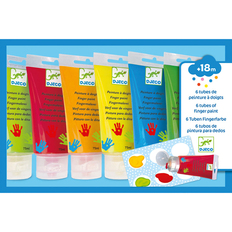 Djeco Finger Paint Tubes