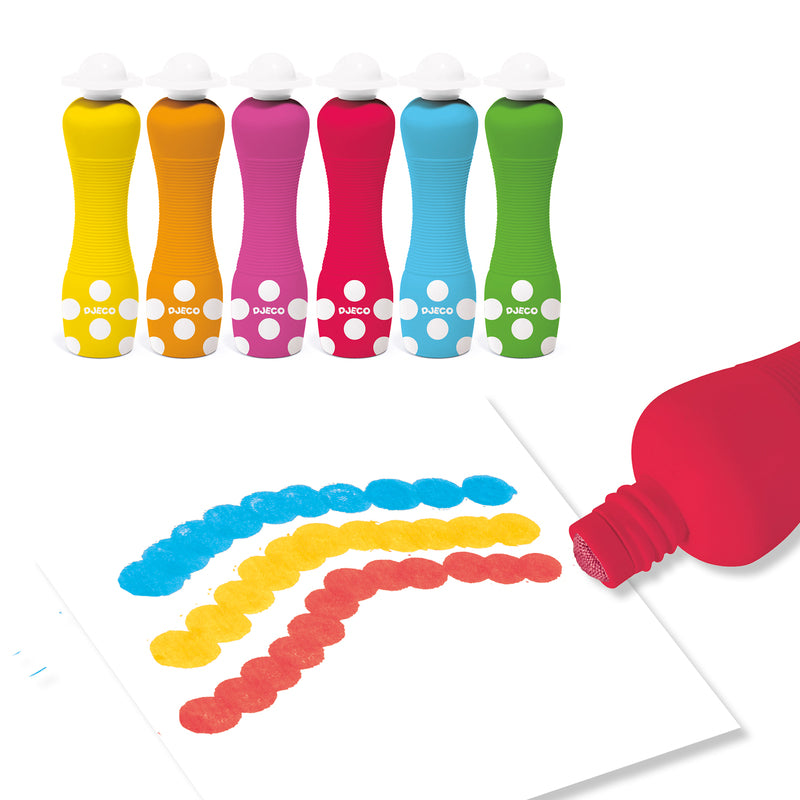 Djeco 6 Foam Markers