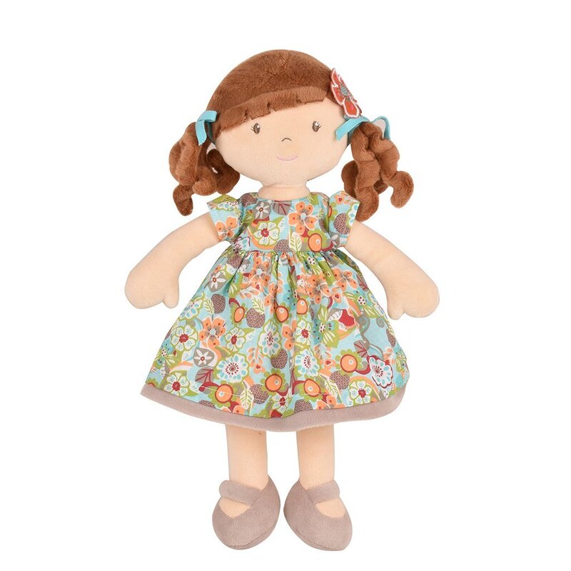 Bonikka Summer Flower Kid Doll with Brunette Hair