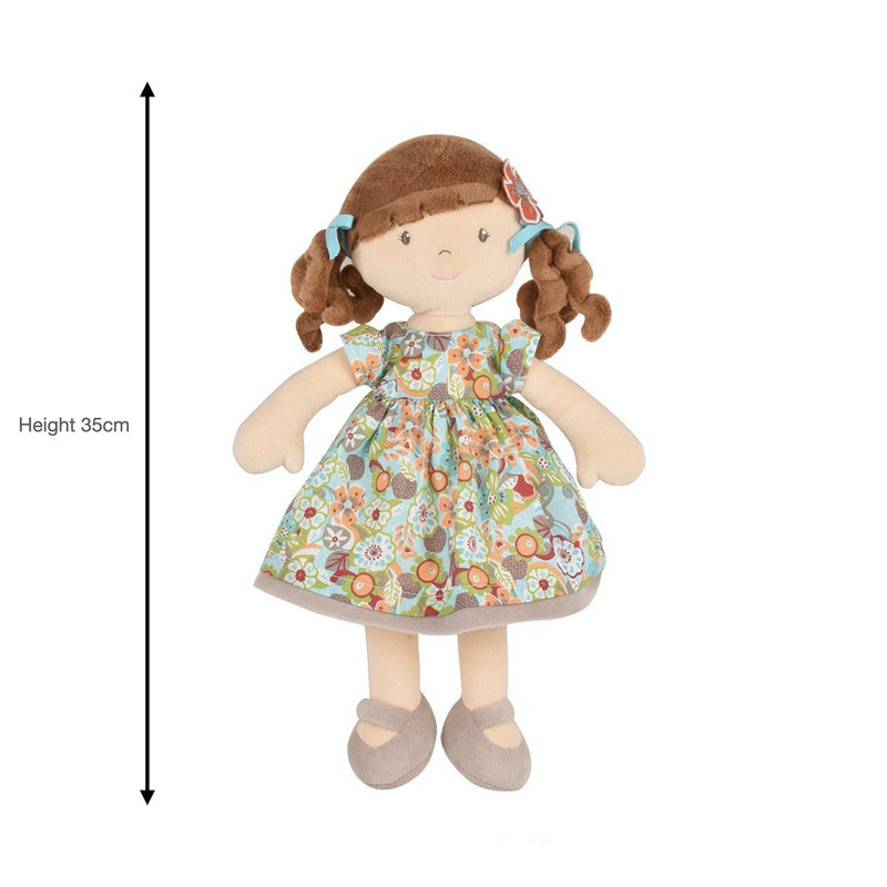 Bonikka Summer Flower Kid Doll with Brunette Hair
