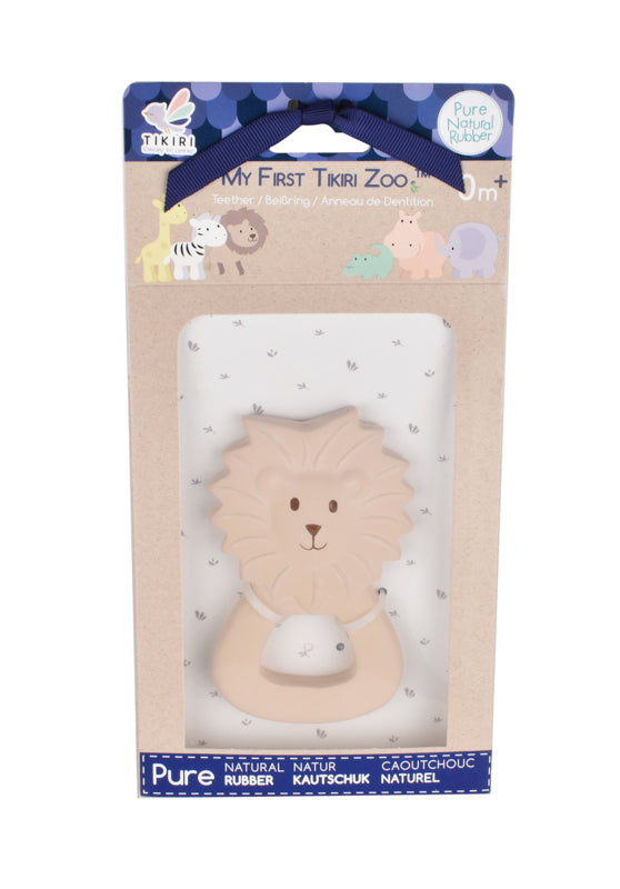 Tikiri Rubber Lion Flat Teether