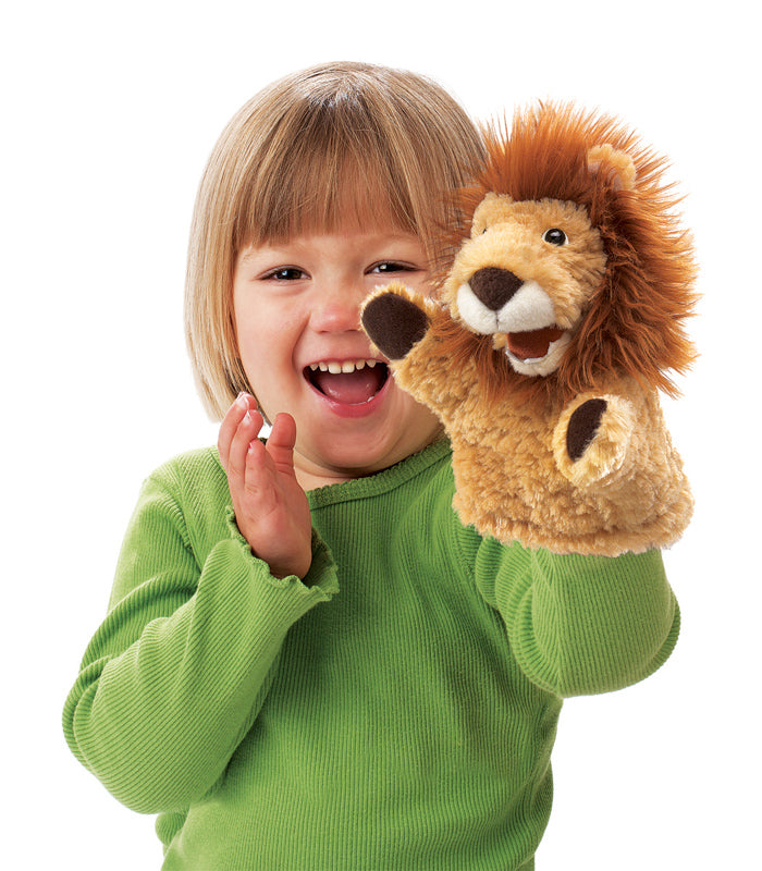 Folkmanis Little Lion Hand Puppet Small