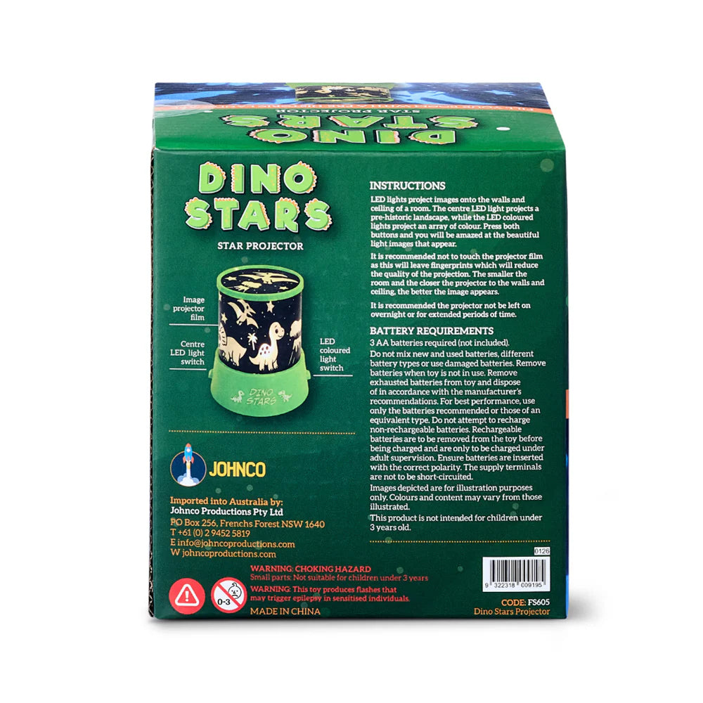 Johnco - Dinosaur Stars Projector