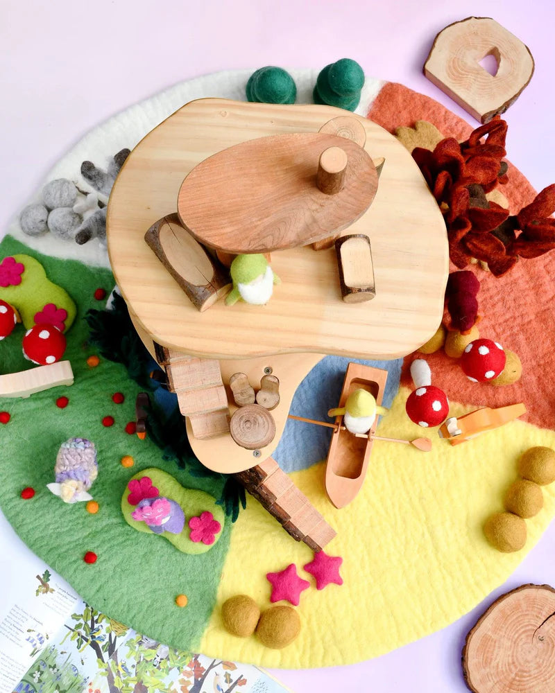 Tara Treasures - Four Seasons Play Mat Playscape (Large 80cm Diameter)
