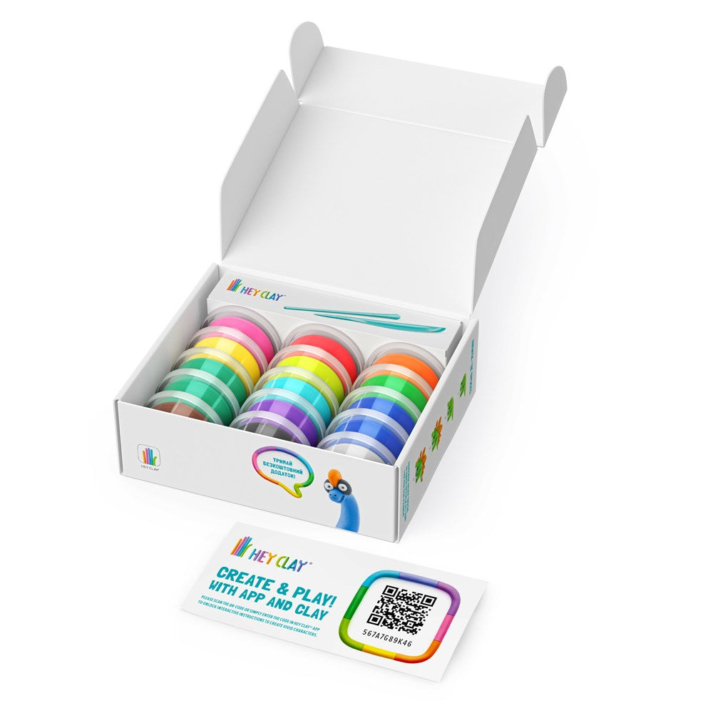 Hey Clay - Dino Set (15 Cans)