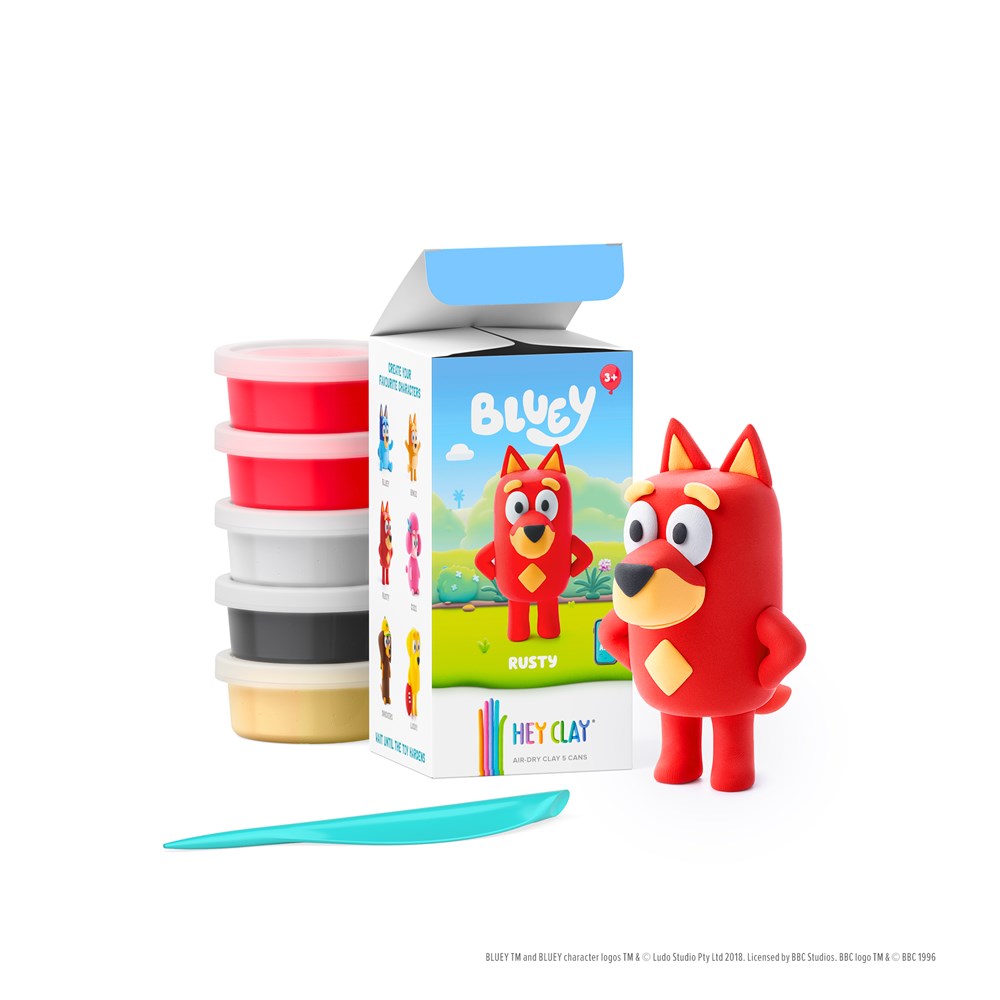 Hey Clay - Bluey Series Single Character (Select Character)