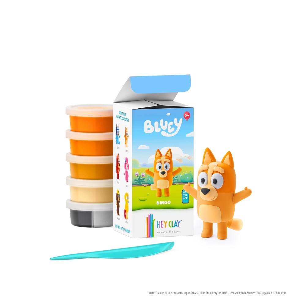 Hey Clay - Bluey Series Single Character (Select Character)