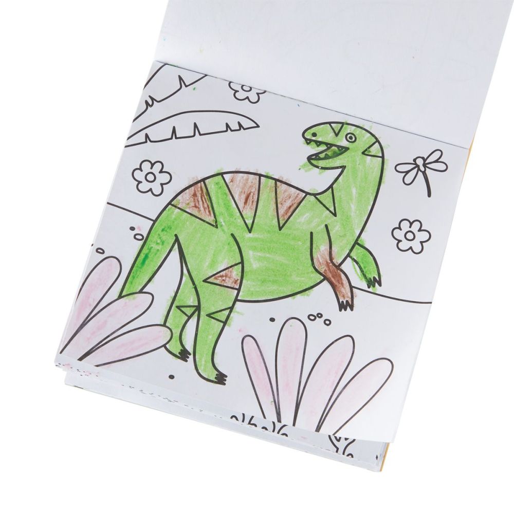Ooly Carry Along - Dinoland Colouring Book