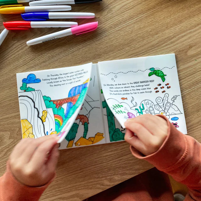 Hey Doodle Colouring Book - Natural Wonders Tales