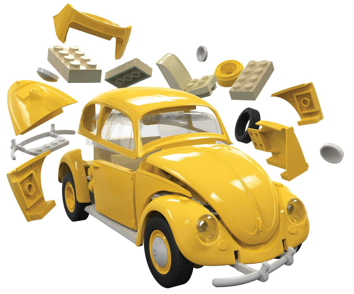 Airfix Quickbuild VW Beetle Yellow J6023