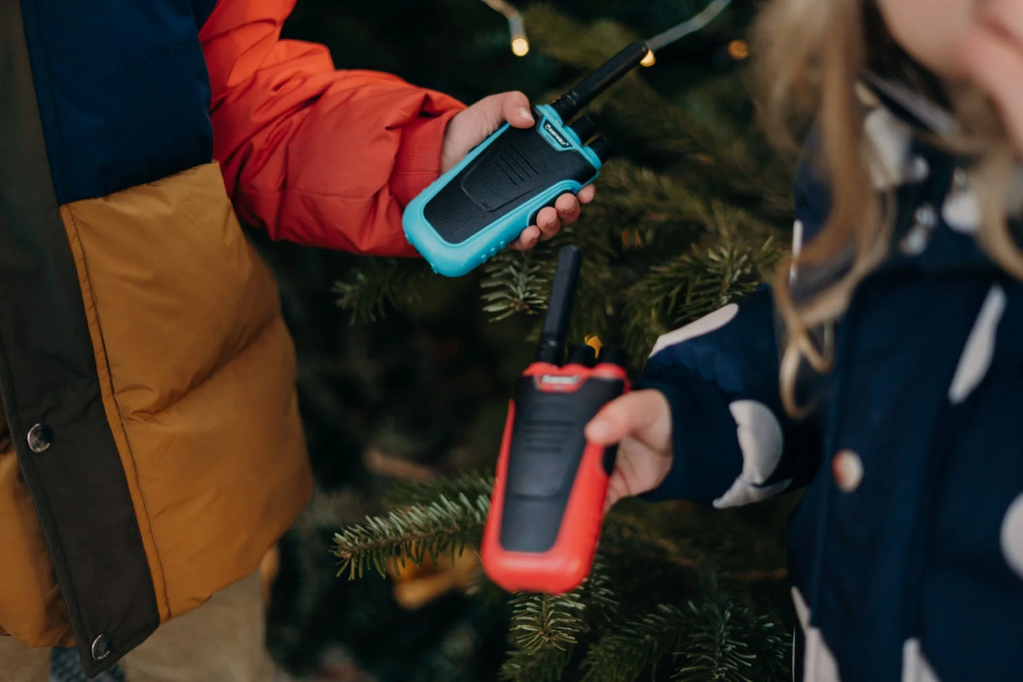 Kidytalk - Long Range Walkie Talkie | Blue & Red