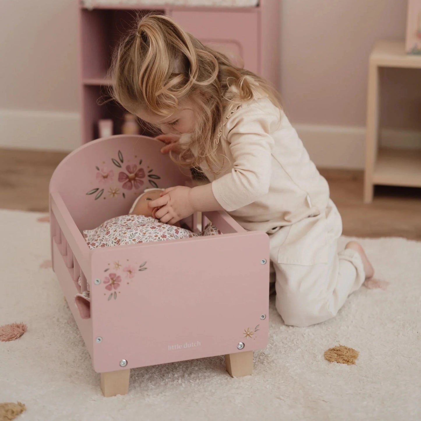 Little Dutch - Wooden Doll Bed
