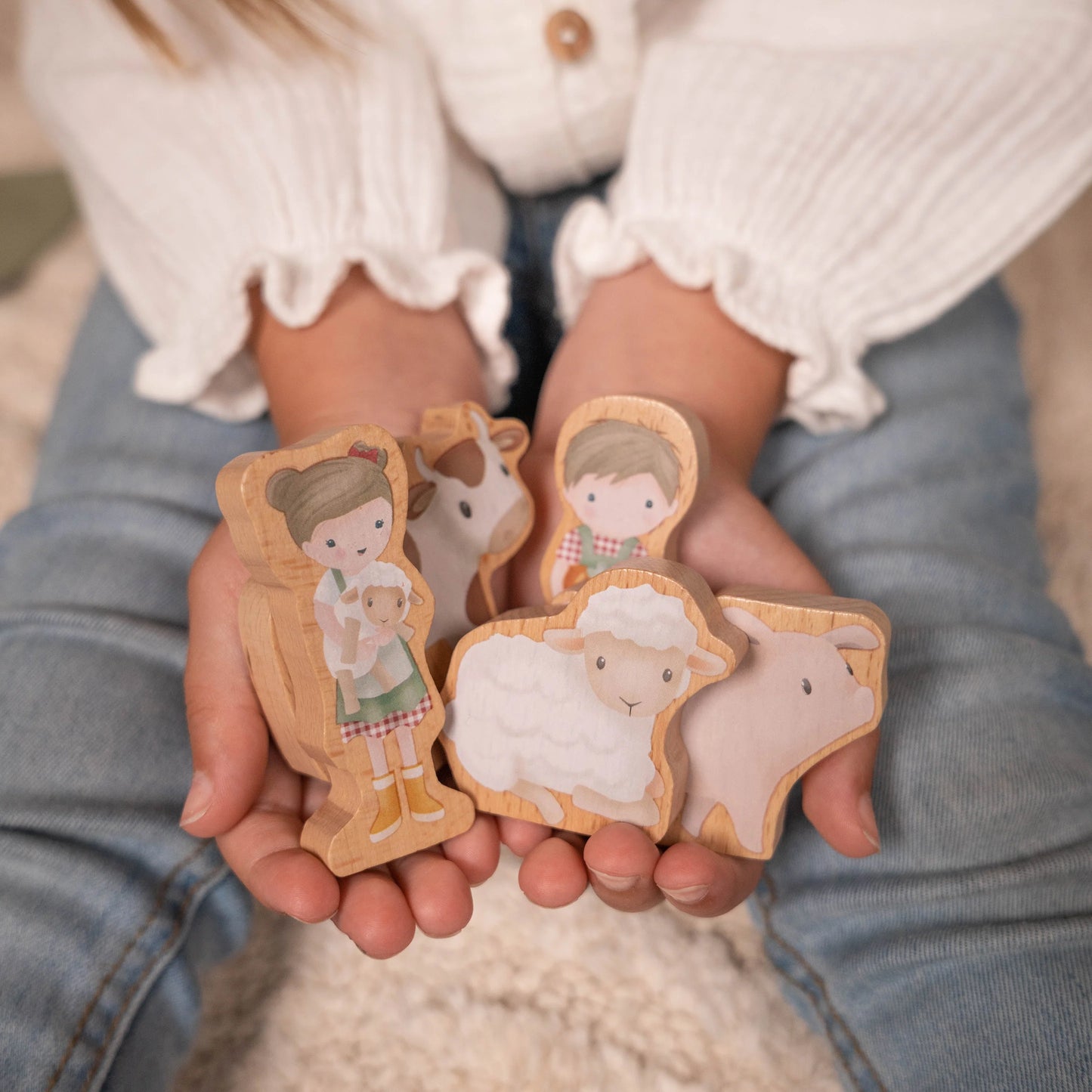Little Dutch - Little Farm | Wooden Train Track Set