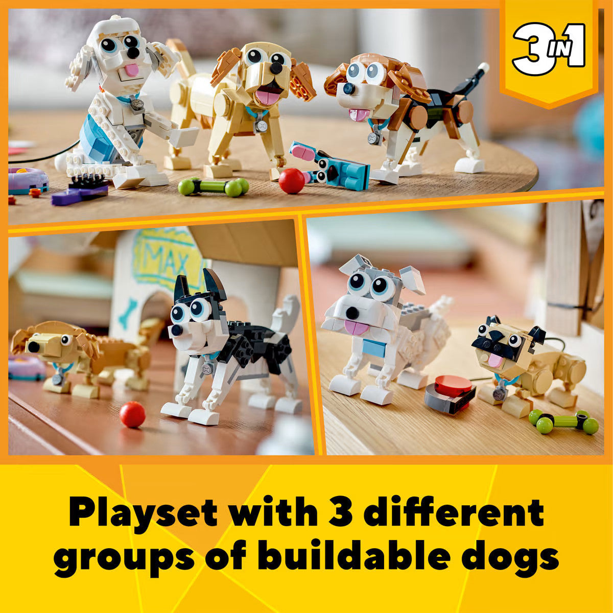 LEGO Creator Adorable Dogs 31137 3