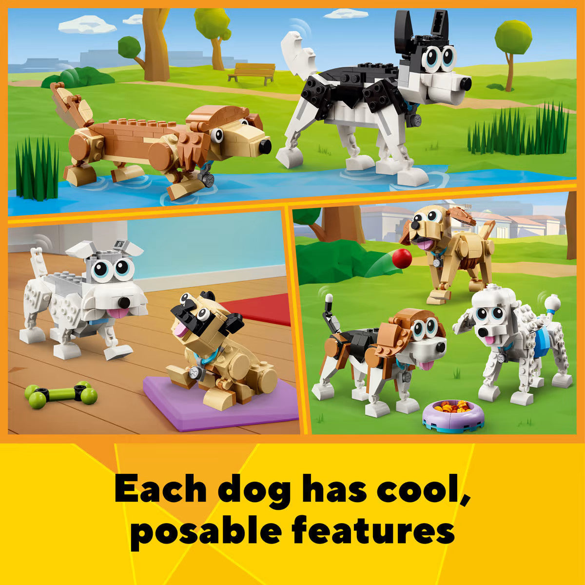 LEGO Creator Adorable Dogs 31137 4