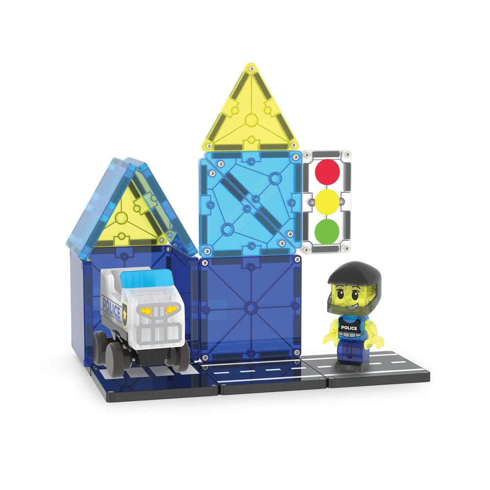 Magna-Tiles Police Patrol - 20 Piece Set