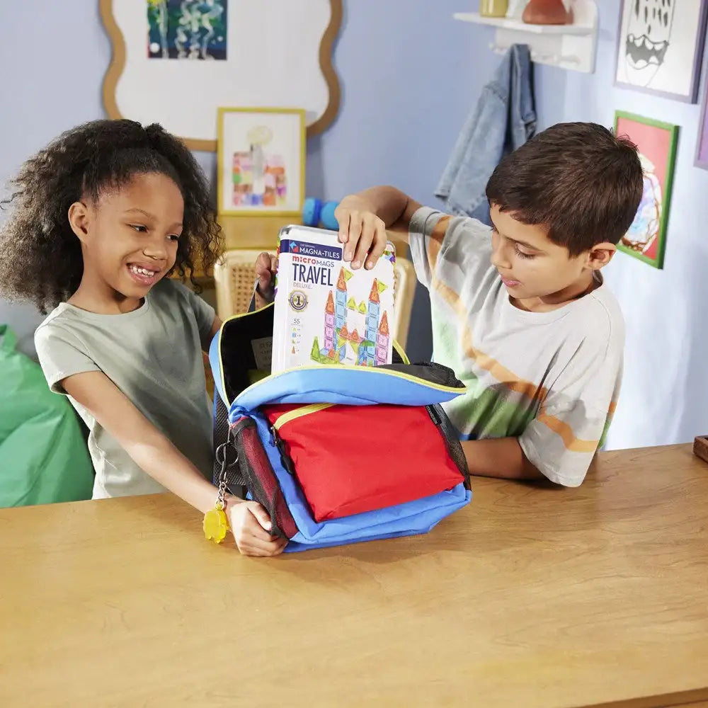 Magna-Tiles microMAGS Travel Set Deluxe - 55 Piece Set