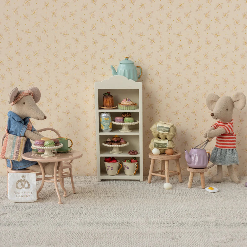 Maileg Cafe Set Mouse - Big | Pale Pink