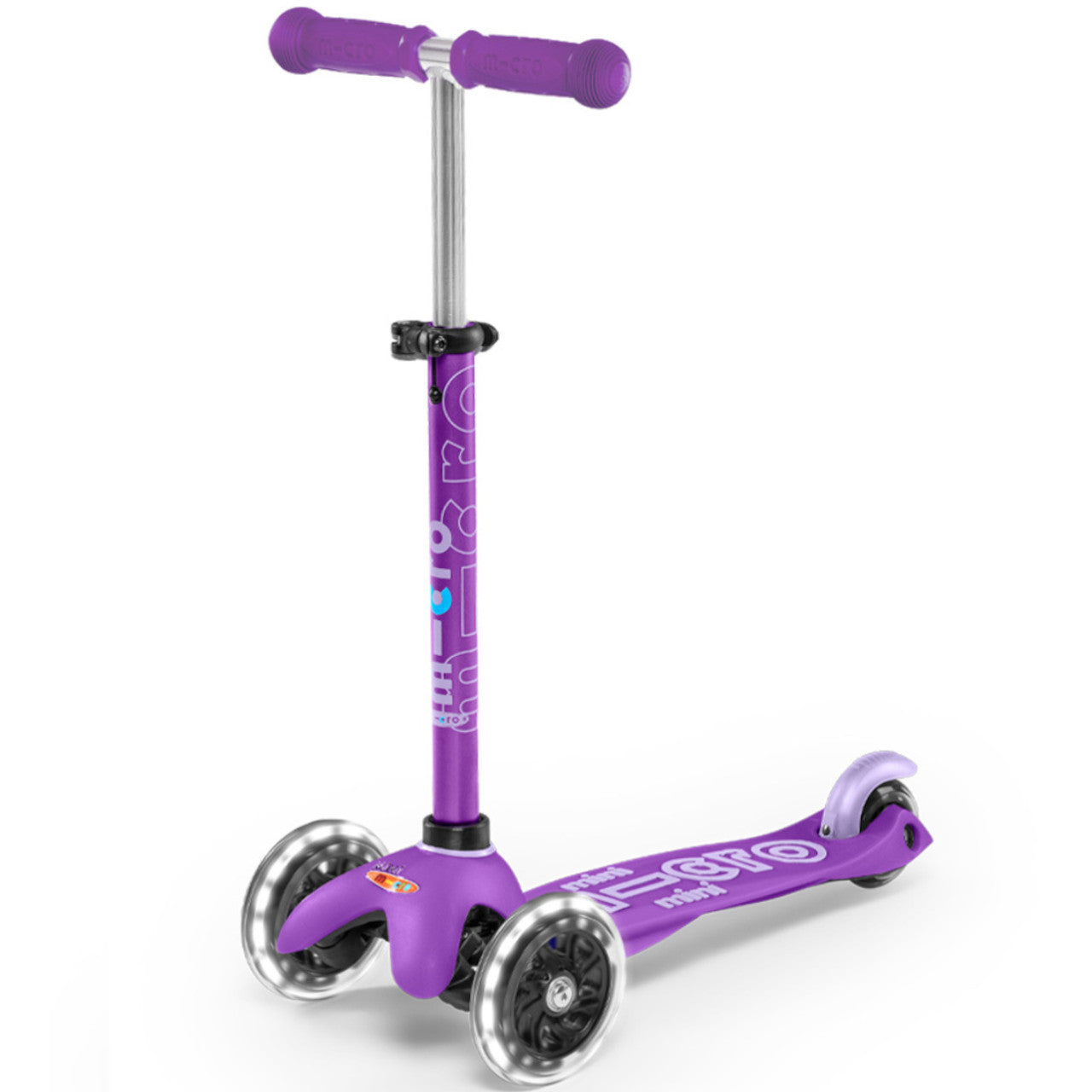 Micro Scooter Mini Deluxe LED Purple