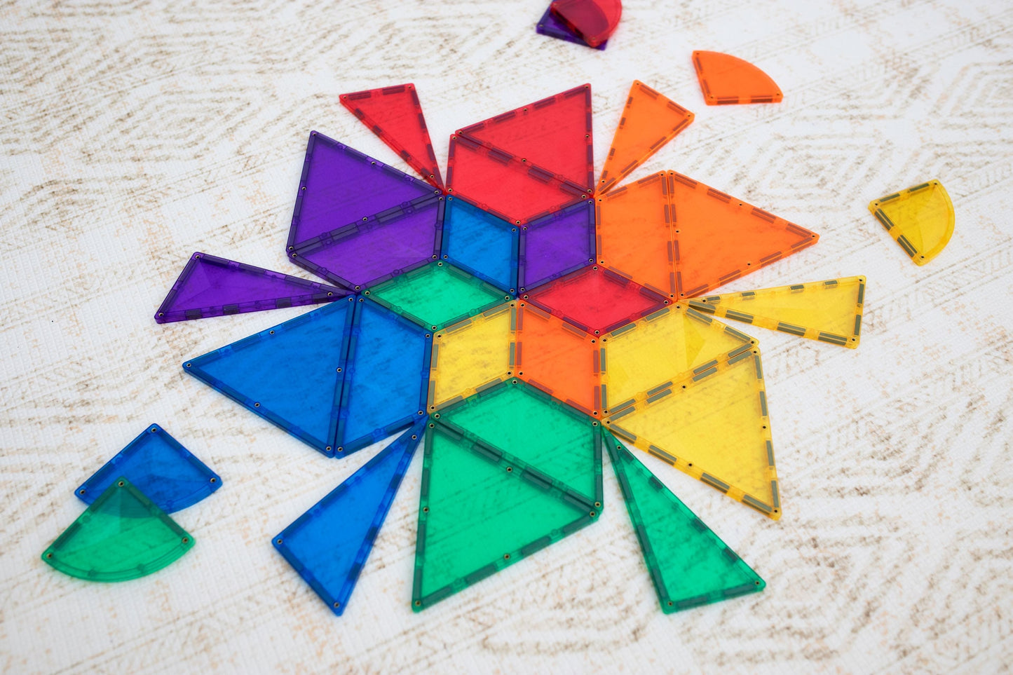 Connetix Tiles Rainbow Shape Expansion Pack 36 Piece