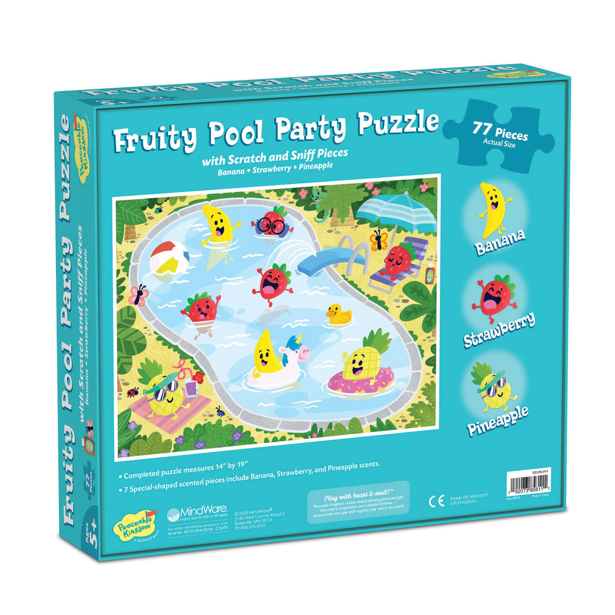 Peaceable Kingdom Scratch & Sniff Puzzle Party