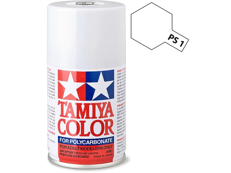 Tamiya Polycarbonate Spray (PS) 100mL Paint Cans