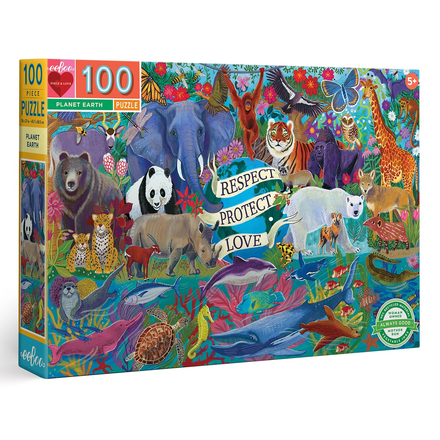 Eeboo Puzzle Planet Earth 100pc