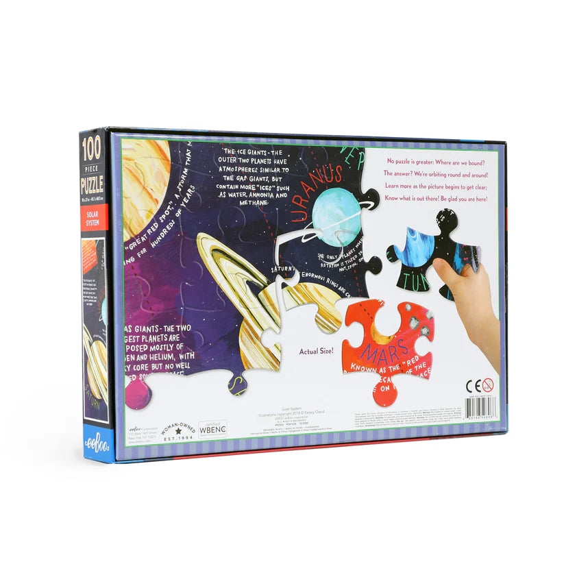 Eeboo Solar System 100 Piece Puzzle