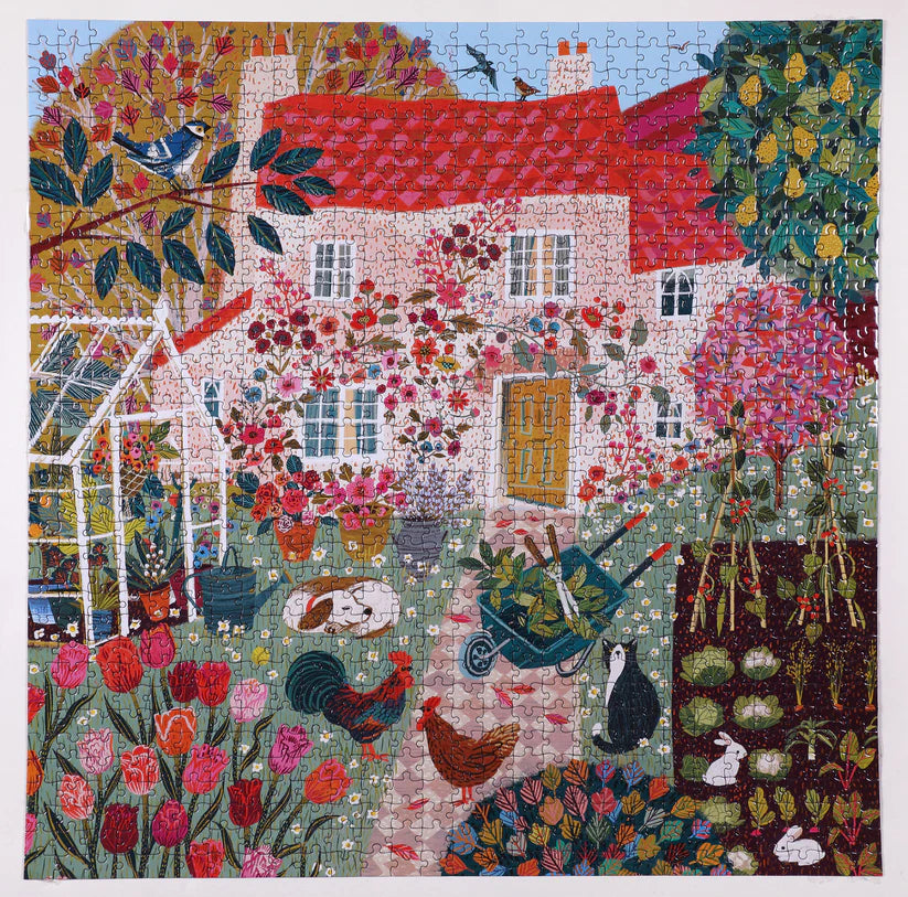 Eeboo English Cottage 1000 Piece Puzzle