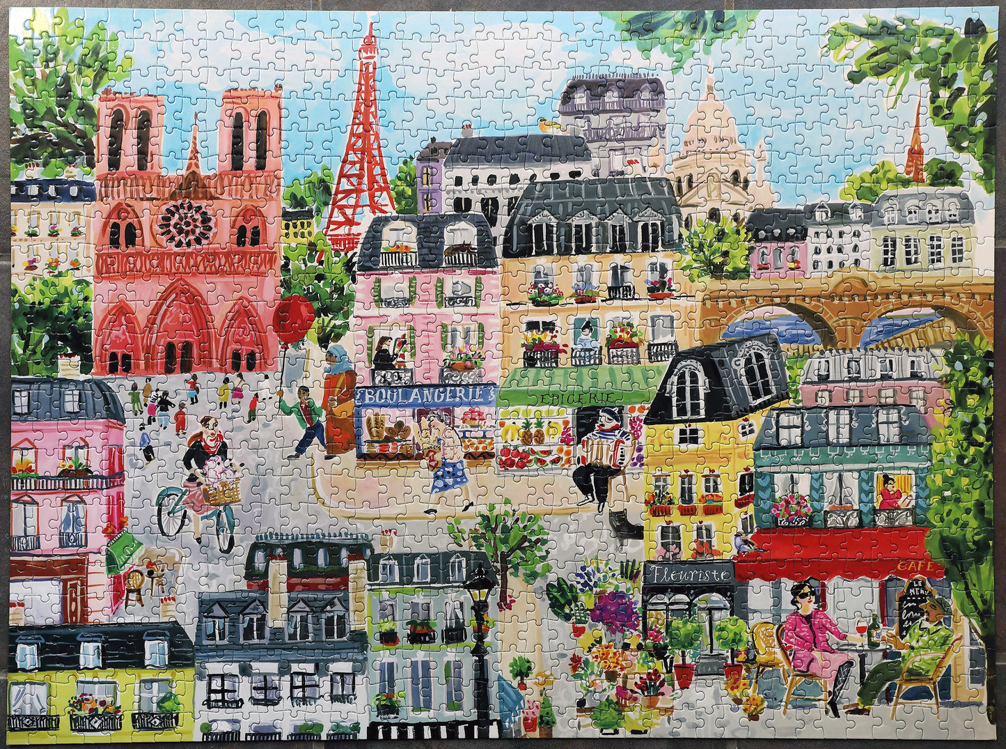 Eeboo Puzzle Paris In A Day 1000pc