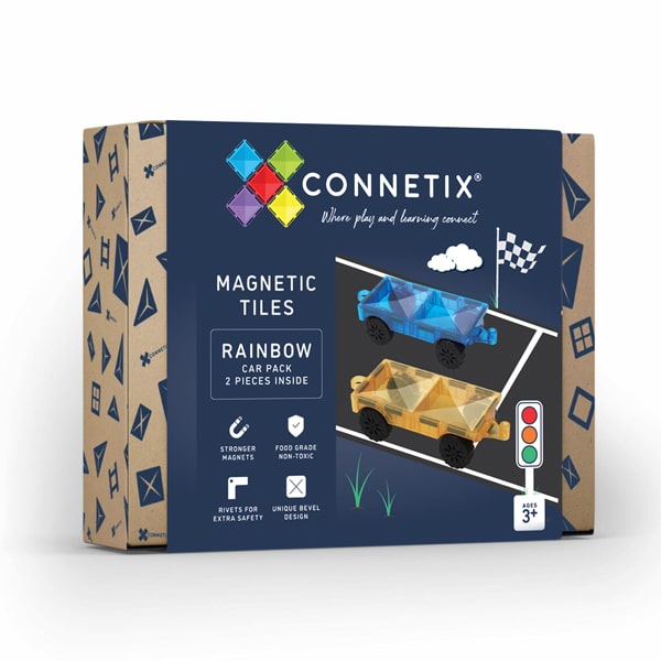 Connetix Tiles 2 Piece Car Pack