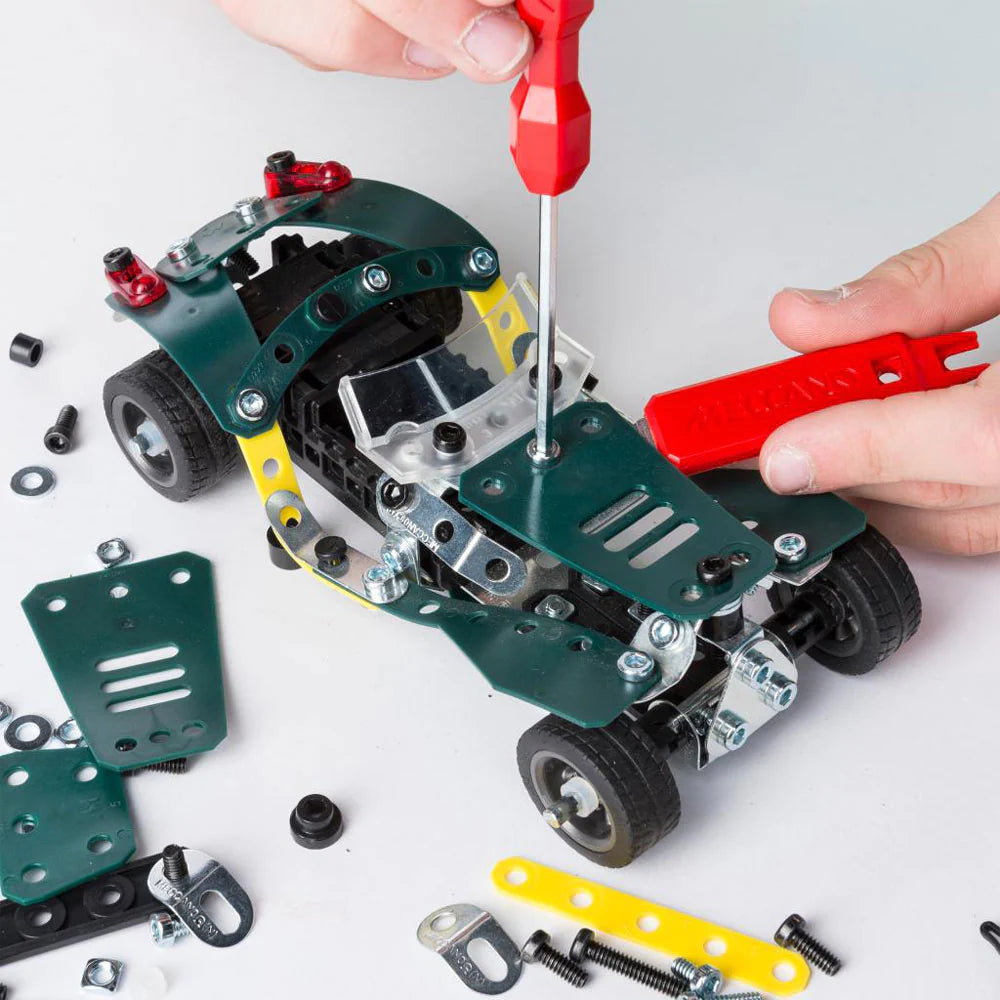 Meccano 5-in-1 Roadster Pull Back Car