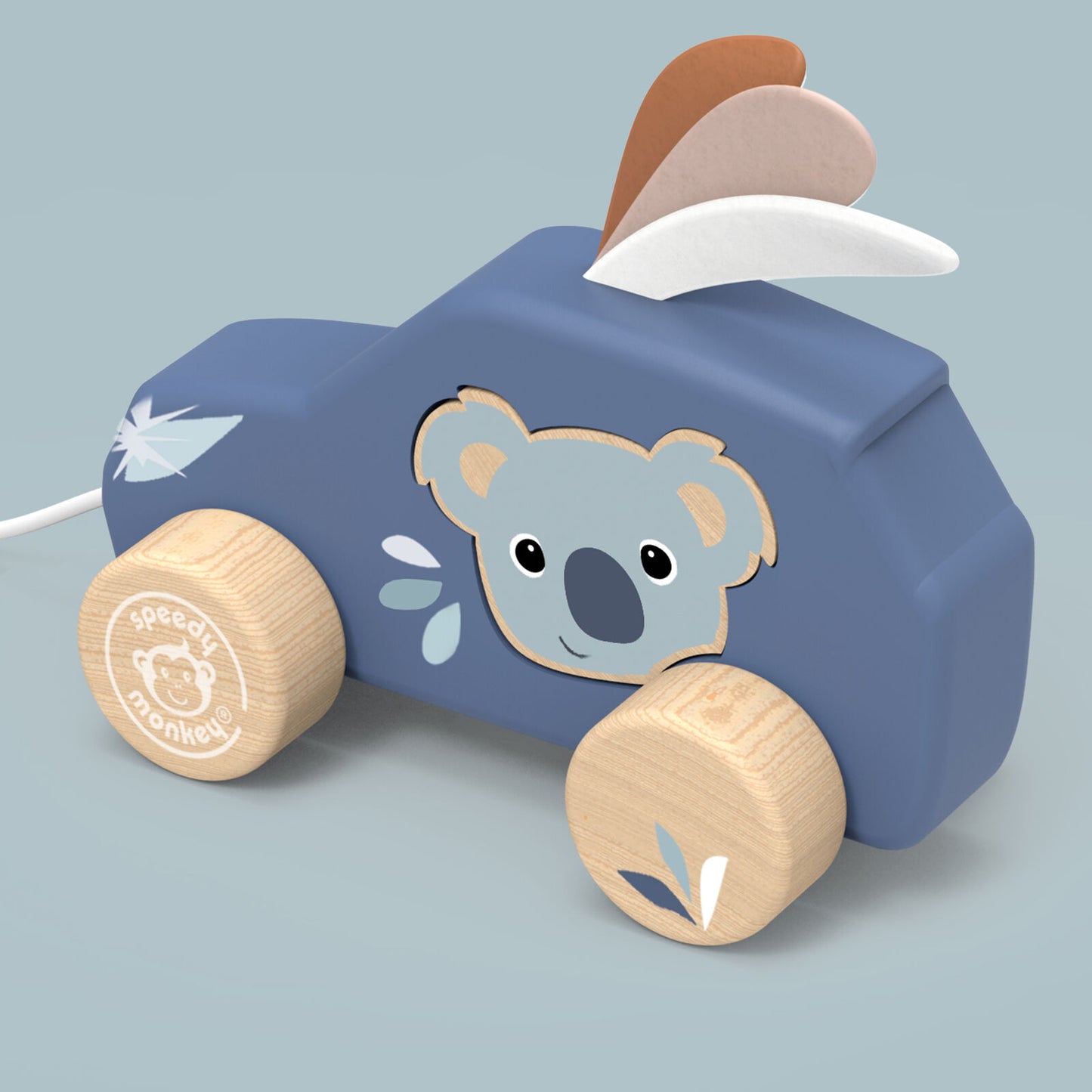 Speedy Monkey - Pull Along Car