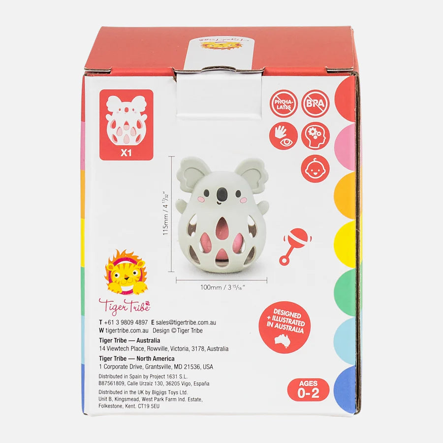 Tiger Tribe Silicone Rattle - Koala