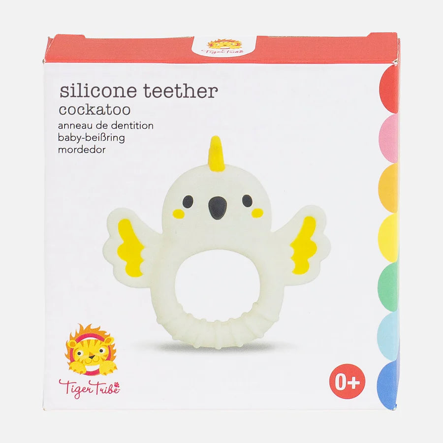 Tiger Tribe Silicone Teether - Cockatoo