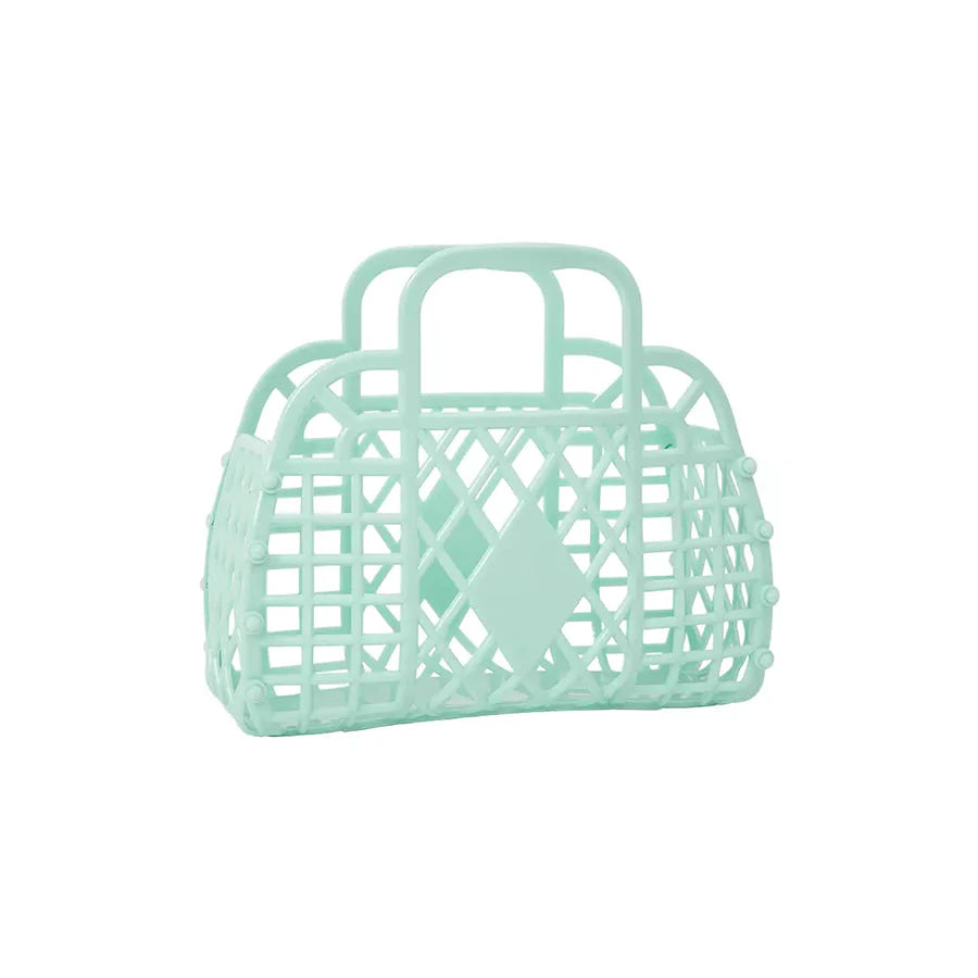 Sun Jellies Retro Basket Mini - Mint